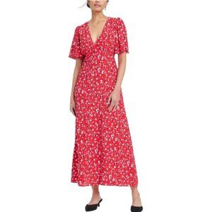 A New Day Women's Short Sleeve Maxi Sundress Size 6 NWT